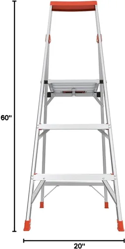 Miniatura 20 de 300 Libras deber calificación plataforma escalera Flip-N-Lite, 15273-001