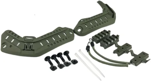 Miniatura 9 de ATAIRSOFT Kit de montaje en riel para casco rápido, guía de riel lateral del casco con tornillos de montaje de cordón
