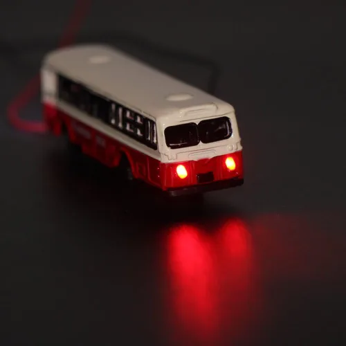 Miniatura 5 de EBS15002 4pcs 1:150 Modelo Iluminado Autobús de Coches con 12V Luces LED para Diseño de Edificio Fundido a Presión Nuevo