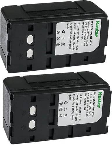 Miniatura 3 de Kastar Paquete de 1 batería de repuesto NP-77H 6.0V 5300mAh Ni-MH para Sony CCD-F50 CCD-F500 CCD-F500E CCD-F501 CCD-F55 CCD-F550 CCD-F550E CCD-F555