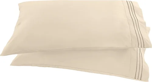 Miniatura 16 de Elegant Comfort ® Diseño de Cadena de 1500 Hilos, Calidad Egipcia de Lujo, Sedoso, Suave, Resistente a Arrugas y Decoloración, 2 Fundas de Almohada