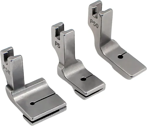 3PCS Recolección Plisado/Fruncido Presser Pie #P5 P50 P5W para Máquina de Coser Industrial JUKI Brother 3 piezas (P5 P50 P5W)