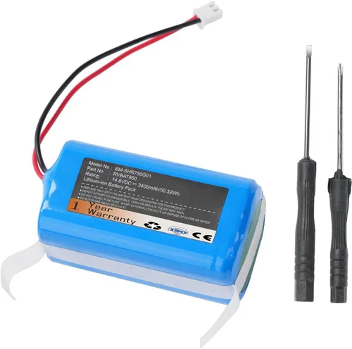3400mAh Shark RVBAT850A RVBAT850 UR1105ARUS Batería de repuesto para Shark RV750_N RV720_N RV725_N RV1001AE UR1105ARUS RV2001WD IQ R101 ION Robot