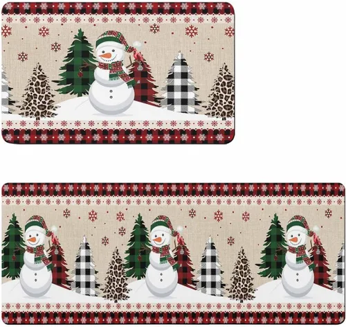 Tapete de baño de Navidad para bañera, antideslizante, de secado rápido y absorbente, tierra de diatomeas, fregadero, dormitorio, cocina, lavable,