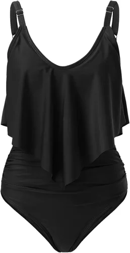Miniatura 3 de Tankini Swimsuits for Women Tummy Control Loose Fit Bathing Suits 1PC Wrapped Suimwear Bikini Tops for Women Sexy Tankini