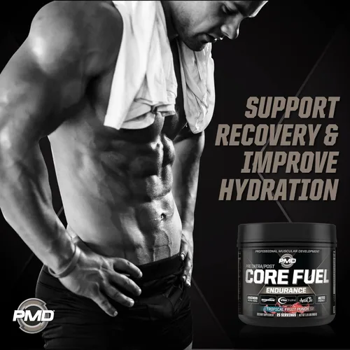 Miniatura 7 de PMD Sports Core Fuel Resistance, Performance & Recovery - BCAAs, EAA, betalanina, betaína anhidra, glutamina, electrolitos - crecimiento muscular