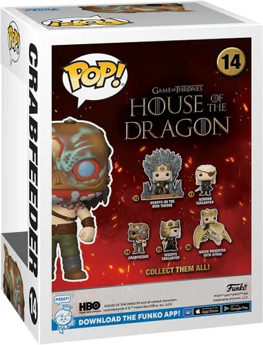 Miniatura 3 de Funko POP! TV: House of The Dragon - Alimentador de cangrejo - Figura de vinilo coleccionable - Idea de regalo - Mercancía oficial - para niños