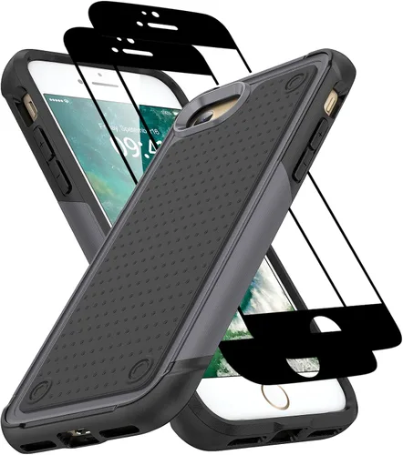 Miniatura 248 de Jeylly Funda para iPhone SE/Funda para iPhone 5S, Exterior de Plástico Duro que Absorbe Golpes + Interior de Silicona de Goma Defensor contra