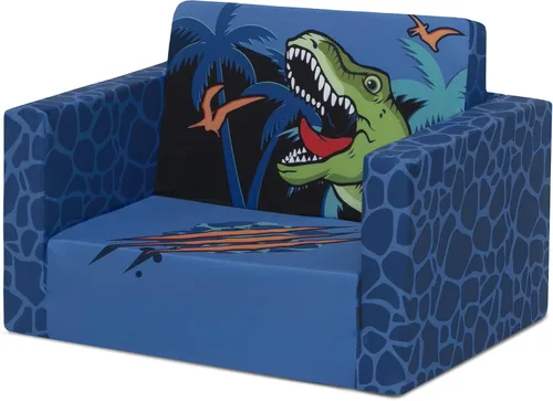 Miniatura 11 de Delta Children Dinosaur Cozee Silla Plegable para Relajarse - Convertible 2 en 1, Ligera y Portátil, de Silla a Tumbona para Niños Pequeños y Niños