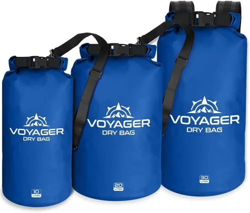 Miniatura 2 de EcoGear FX Bolsa seca impermeable resistente serie Voyager – Bolsa de compresión duradera – Kayak, rafting, canotaje, senderismo, pesca y camping