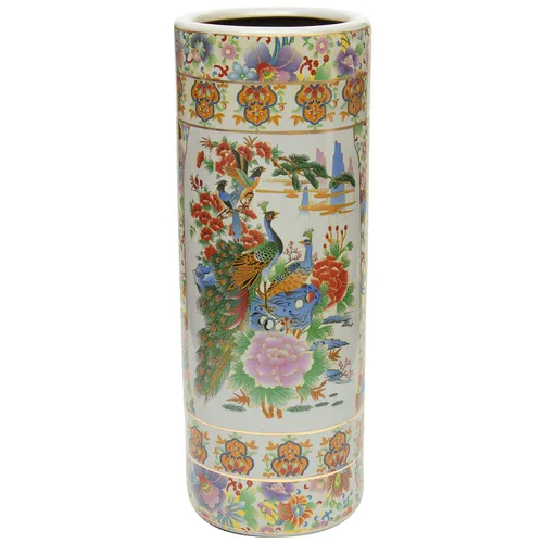 Miniatura 9 de Idea de regalo para decoración casera elegante de calidad fina - Depósito clásico para guardar paraguas y bastones de porcelana china de 24 pulgadas