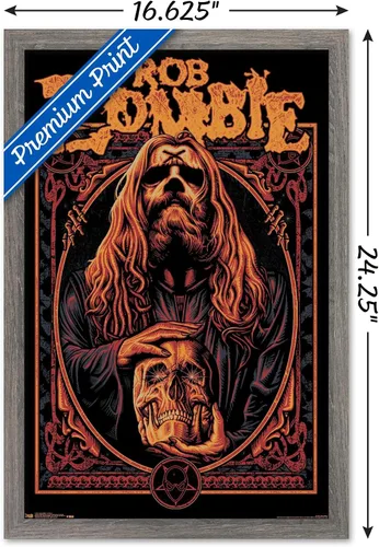 Miniatura 3 de Trends International Rob Zombie - Warlock Wall Poster, 14.725" x 22.375", Barnwood Framed Version