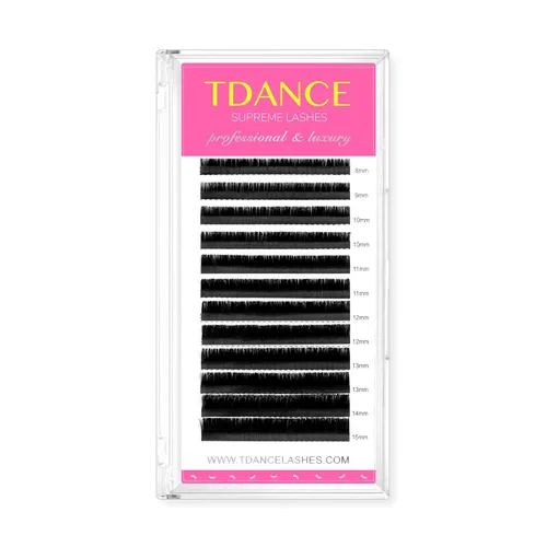 Extensiones de Pestañas TDANCE Extensiones de Pestañas Negras Mate Extensiones de Pestañas C CC D DD J B L Rizo Volumen y Pestañas Clásicas 0