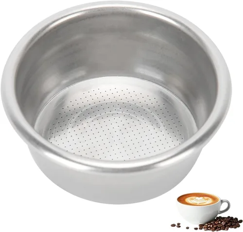 Cesta portafiltro de café de 2.087 in, colador de café no presurizado de acero inoxidable, cesta de filtro de café expreso, repuesto para cafetera