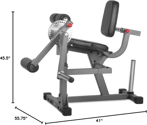 Miniatura 7 de Extensión de pierna rotativa XMark y máquina de rizos XM-7615