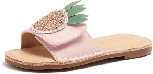 Miniatura 26 de THEE BRON Lindas pantuflas para niñas, sandalias elegantes para niños pequeños y niños