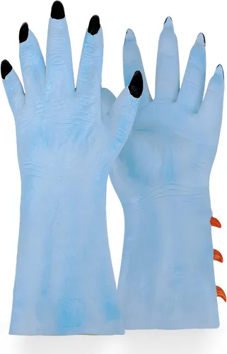 Miniatura 3 de Guantes de mano de demonio horrible de Halloween para adultos y adolescentes, divertidos disfraces de fiesta, cosplay, accesorios de terror de diablo