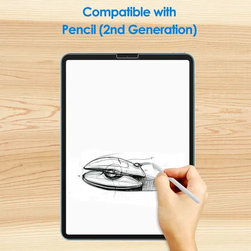 Miniatura 4 de JETech Protector de pantalla para iPad Pro de 11 pulgadas (modelo 2022/2021/2020/2018), iPad Air 5/4 2022/2020 de 10.9 pulgadas, compatible con Face