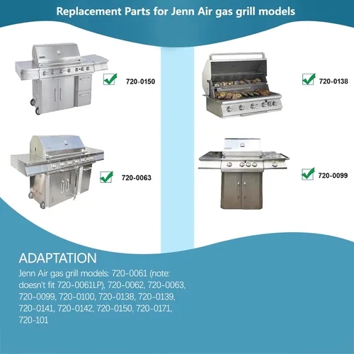 Miniatura 5 de S9A231 (paquete de 5) 2F301 (paquete de 5) piezas de repuesto para Jenn Air 720-0062, 720-0063, 720-0099, 720-0100, 720-0138, 720-0139, 720-0141