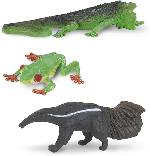 Miniatura 7 de Tubo de figuras TOOB® de la selva lluviosa, de la marca Safari Ltd.