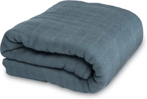 Miniatura 18 de Natemia Manta de muselina para bebé, ultra suave, transpirable, para niñas y niños, esenciales para recién nacidos, funda multiusos para cochecito