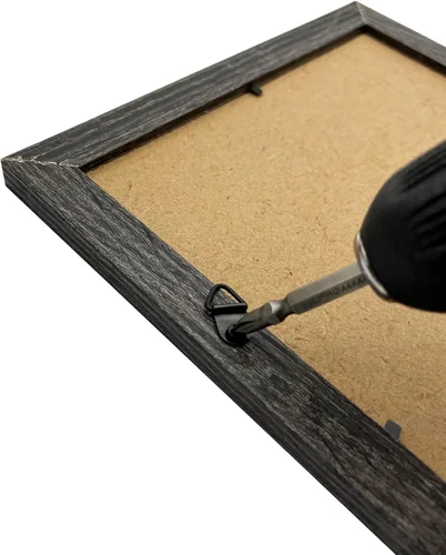 Miniatura 5 de Ganchos de acero para colgar fotos con anillos triangulares pequeños con tornillos, marcos de fotos, soluciones para colgar cuadros de relojes