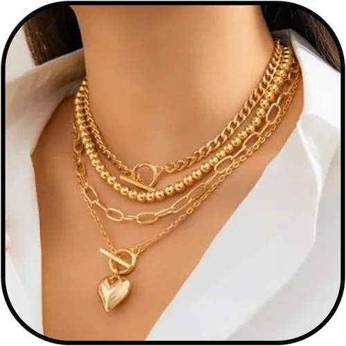 Miniatura 74 de Long tiantian Collares en capas para mujer, joyería occidental para mujer, collar de moneda apilable, collar de país, moderno, bohemio, verano