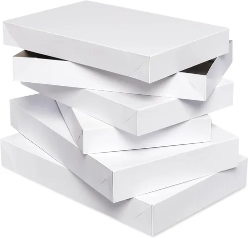 Miniatura 8 de American Greetings Cajas blancas para camisas con tapas, para cumpleaños, vacaciones y todas las ocasiones (6 cajas, 14.75 x 9.5 pulgadas)