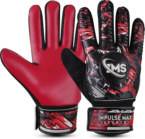 Miniatura 8 de Guantes de portero prémium para jóvenes, palma de látex de calidad y mano trasera, agarre superior, absorción de impactos, comodidad y durabilidad