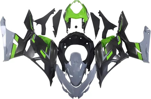 Miniatura 24 de Kit completo de carenado de plástico ABS gris dorado brillante para Kawasaki Ninja 400 2018 2019 2020 2021 2022 2023 NINJA400 18-23 Kit de Brillo