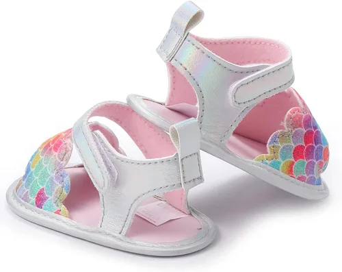 Miniatura 5 de Sandalias para bebés y niñas con vestido de princesa para primeros pasos