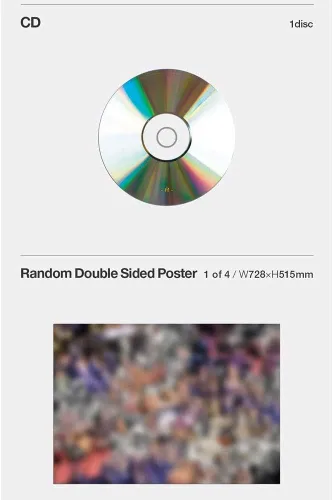Miniatura 5 de Blackpink Rose First Single Album R (incluye tarjeta fotográfica oficial/póster de pedido anticipado incluido, plegado) Beneficio de pedido
