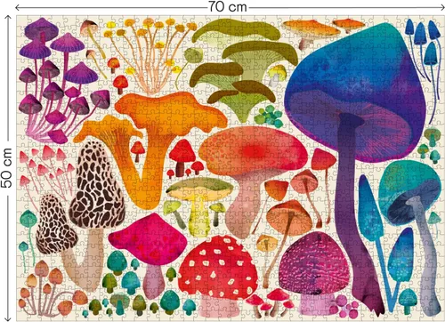 Miniatura 2 de Elena Essex Rompecabezas de 1000 piezas para adultos – Magia del bosque Rompecabezas de 1000 piezas Rompecabezas de hongos y vida silvestre 28