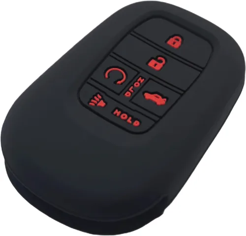 Miniatura 4 de Funda de silicona para llavero de 5 botones, protector sin llave compatible con Honda Accord Civic HR-V CR-V Pilot Sport SI EX EX-L Touring 2022