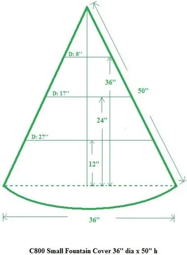 Miniatura 2 de Bosmere cobertor impermeable de 56" x 68" para fuente, S, Verde