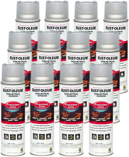 Miniatura 20 de Rust-Oleum 203023 Industrial Choice - Pintura en aerosol para marcado a base de disolvente invertido, 17 onzas, verde fluorescente