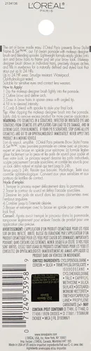 Miniatura 3 de L'Oreal Paris Cosmetics: cepillo para cejas y juego., Rubia