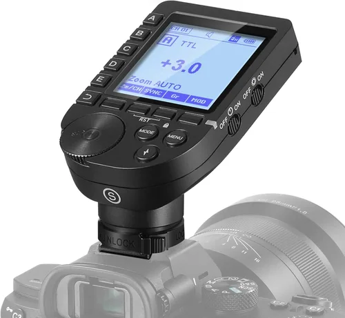 NEEWER QPRO-S TTL Disparador de flash inalámbrico compatible con Sony 1/8000s HSS Pantalla LCD grande Diseño inclinado 5 botones de grupo 9