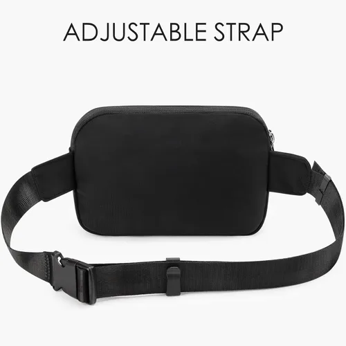 Miniatura 16 de ZORFIN Riñonera para mujeres y hombres, riñonera de moda con correa ajustable para exteriores, entrenamiento, viajes, casual, correr, senderismo