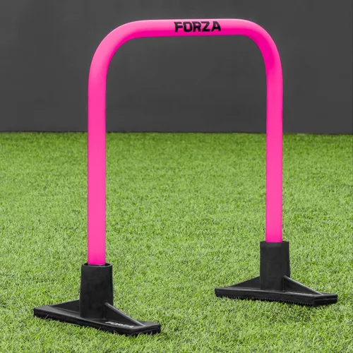 Miniatura 15 de FORZA Arcos de paso de fútbol profesional Juego de 4 objetivos de fútbol de nivel élite para mejorar las técnicas y la precisión de los pases
