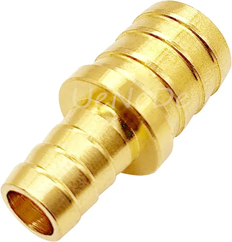 Miniatura 2 de Uenede Reductor de púas de latón, diámetro interior de manguera de 5/8 a 1 pulgada, manguera de púas reductora empalmadora acoplador