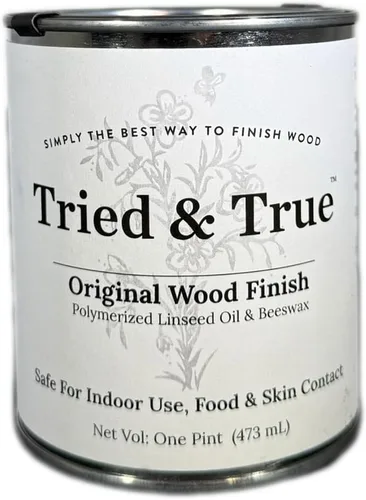 Tried & True Acabado Original para Madera, Pinta - Mezcla de Aceite de Linaza y Cera de Abeja, Ideal para Toda Carpintería, Durabilidad de Larga