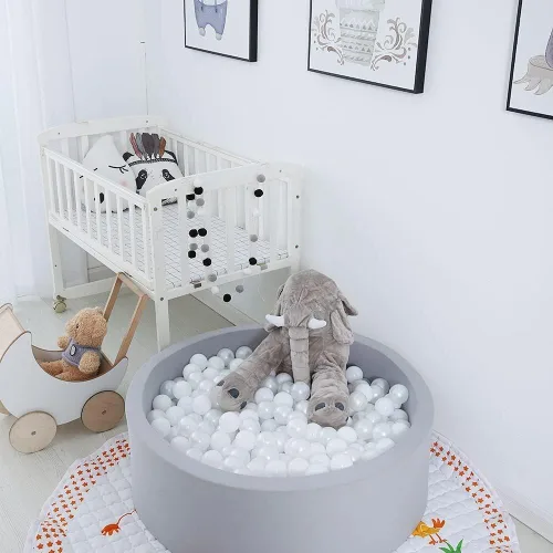 Miniatura 7 de GOGOSO Pelotas para niños pequeños, bolas de plástico para corralito de pelota, piscina, juego de bebé, pastel, sin BPA, no tóxico, juego pastel, a