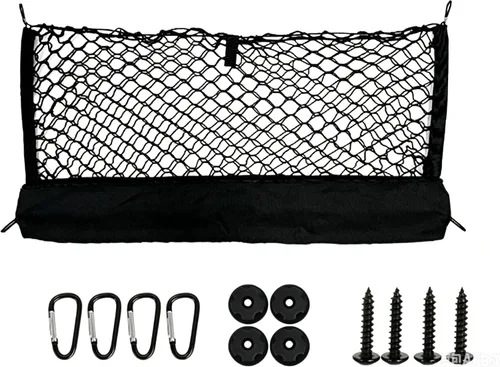 Miniatura 8 de Red de carga universal para caja de camión, bolsa de malla de almacenamiento para camioneta, organizador de carga, red de carga (35 x 15.7 pulgadas)