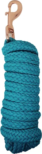 Miniatura 3 de CHALLENGER Caballo 8' Redondo Trenzado Nylon Azul Marino 3/4" Cuerda de plomo Oro Rosa Niquelado 605SE04NV