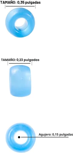 Miniatura 5 de Gxueshan 1000 piezas cuentas de acrílico Pony de 9 colores 6 x 9 mm a granel que brillan en la oscuridad para collar, pulsera de la amistad, trenzas