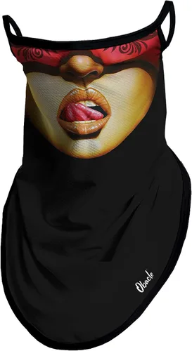 Miniatura 13 de Obacle Bandana facial con bucles para las orejas, polaina transpirable para el cuello para hombres y mujeres