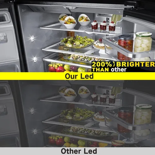 Miniatura 6 de 1 luz LED W10515057 compatible con Whirlpool Kenmore Maytag Freezer Refrigerador, reemplaza WPW10515057, W10522611, W10465957, AP6022533 PS11755866