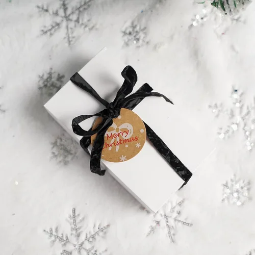 Miniatura 6 de HUIHUANG Cinta de Terciopelo Negro 3/8" Cinta de Terciopelo Arrugado para Adornos de Árbol de Navidad, Envoltura de Regalos, Decoración de Coronas