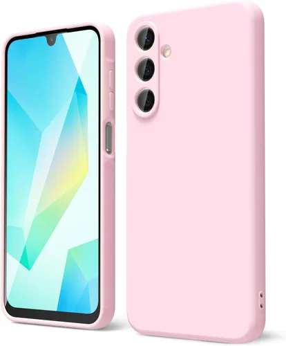 Miniatura 234 de oakxco Funda para teléfono Samsung Galaxy A12 con agarre de silicona líquida, linda delgada fina suave cubierta de gel de goma TPU lisa para mujeres